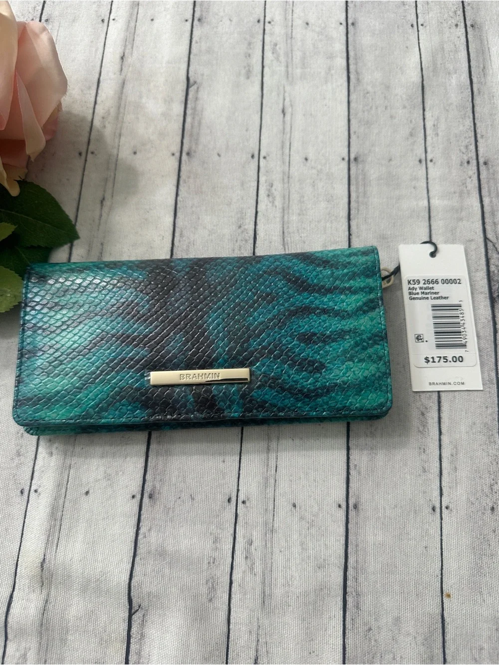 NWT BRAHMIN Ady Wallet